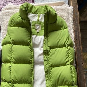 Lands End Kids Green Vest